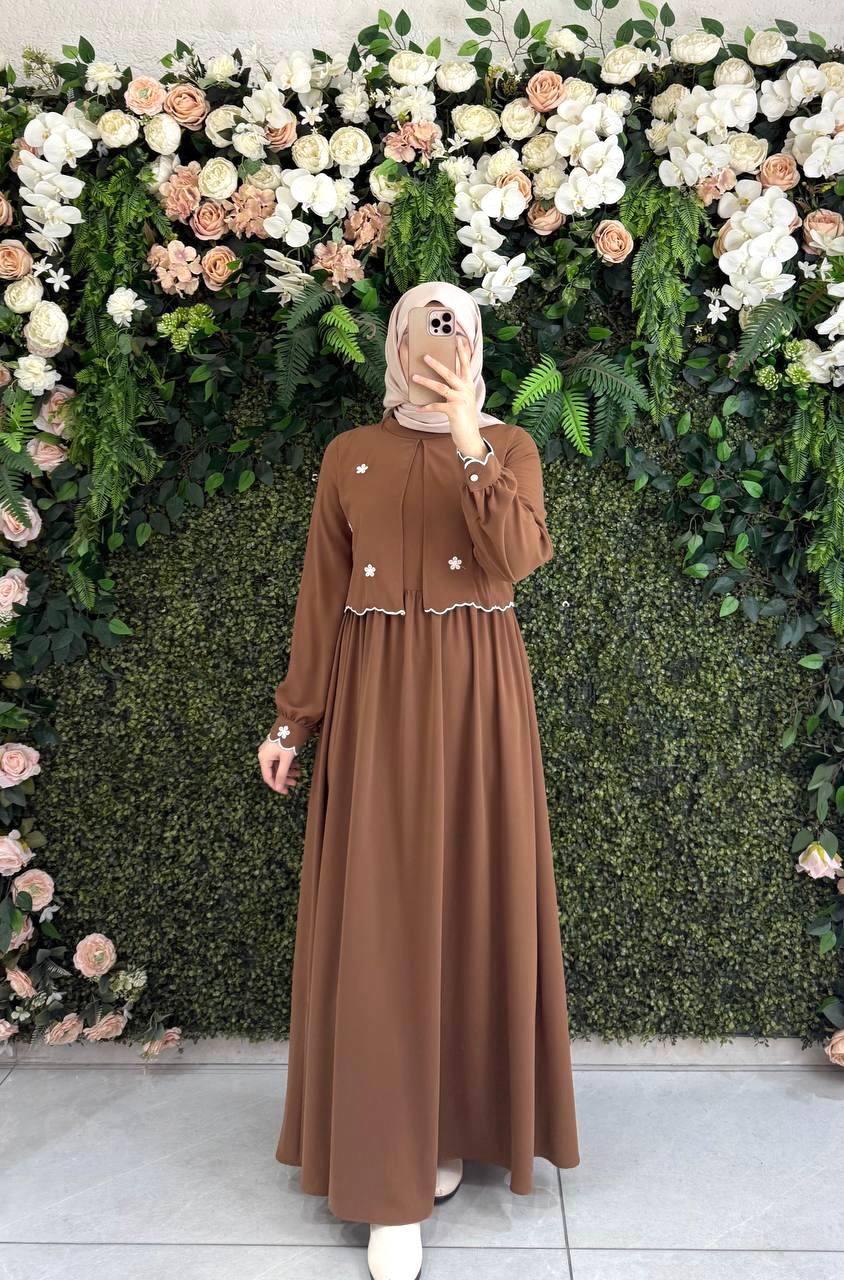 Medine İpek Elbise 9136