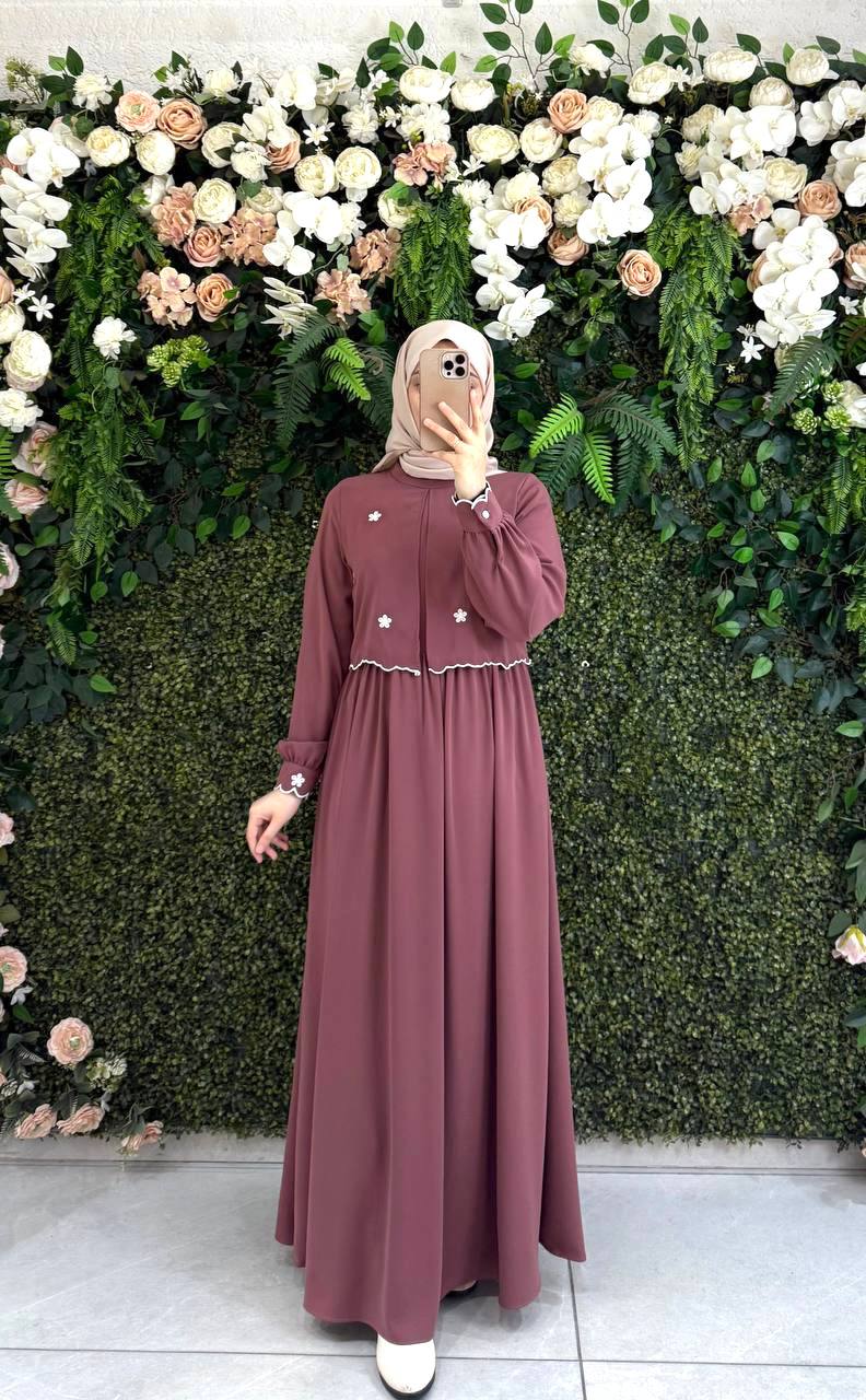 Medine İpek Elbise 9136