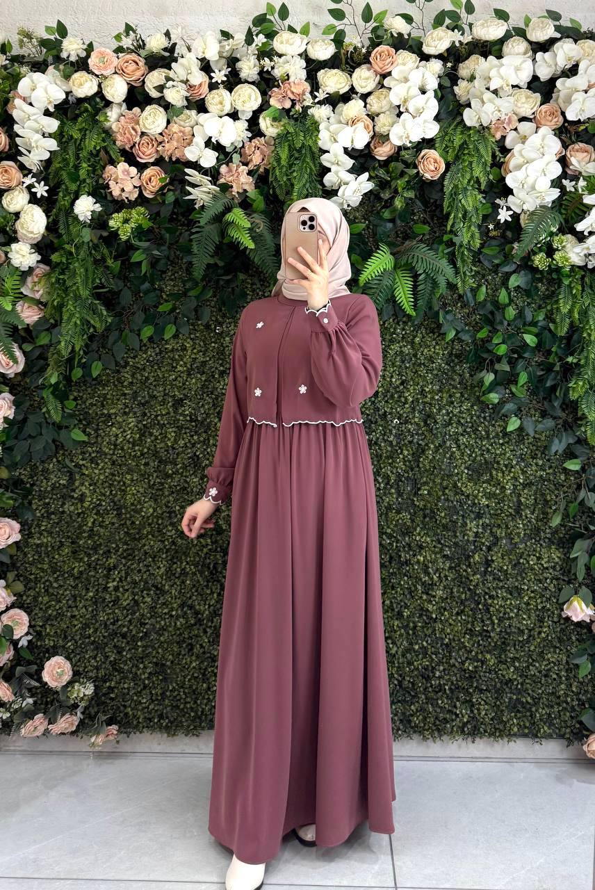 Medine İpek Elbise 9136