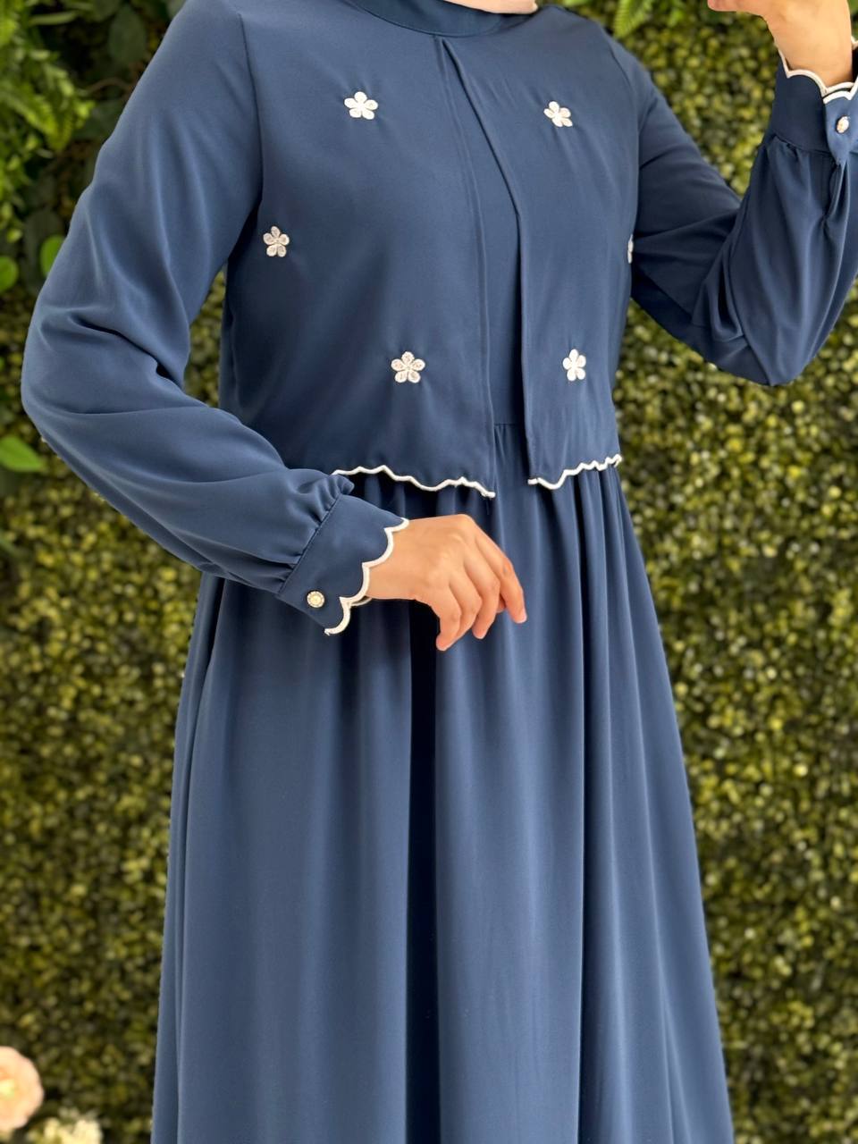 Medine İpek Elbise 9136