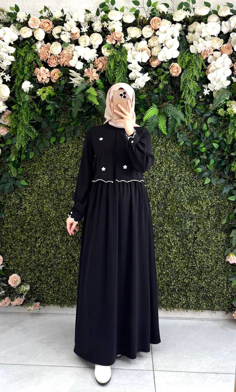 Medine İpek Elbise 9136