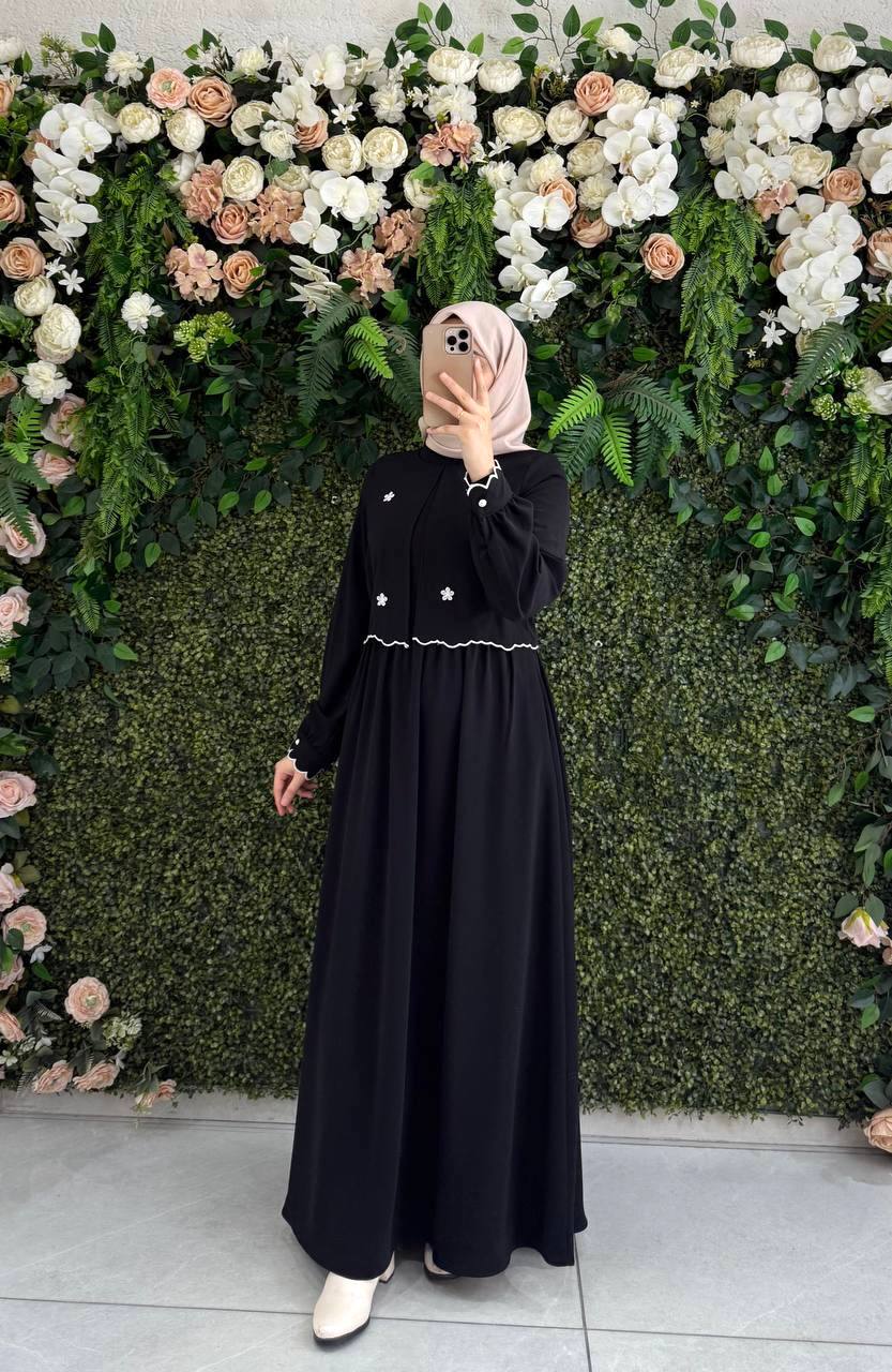 Medine İpek Elbise 9136