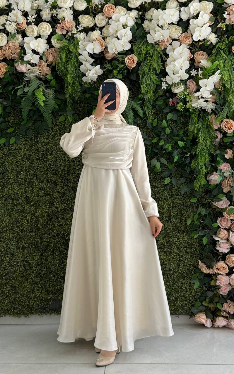 İpek Organza Abiye 9321
