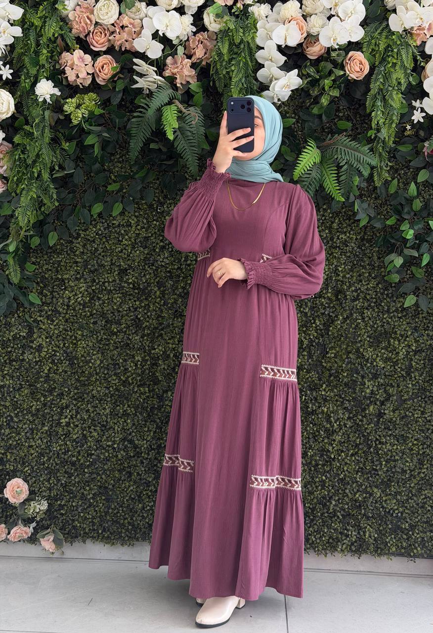 Desenlı Copra Elbise 9231