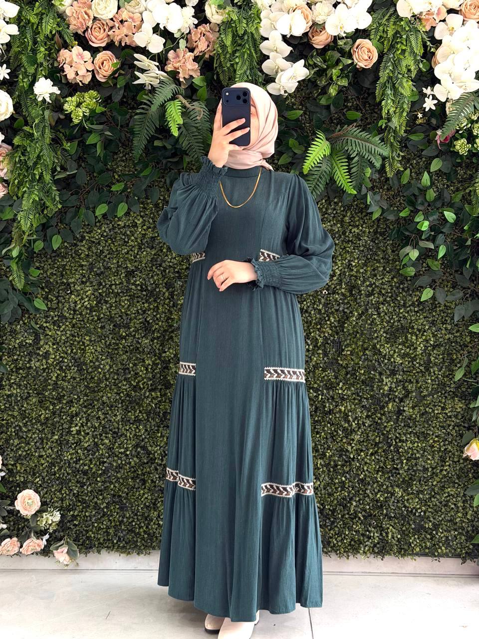 Desenlı Copra Elbise 9231