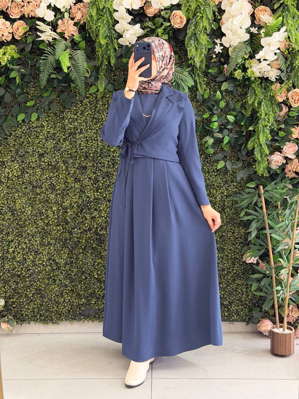 Linda Krep Elbise 9247