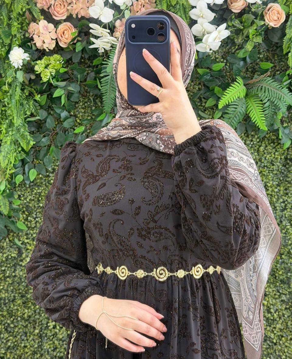 Tül Astarlı Elbise 9201