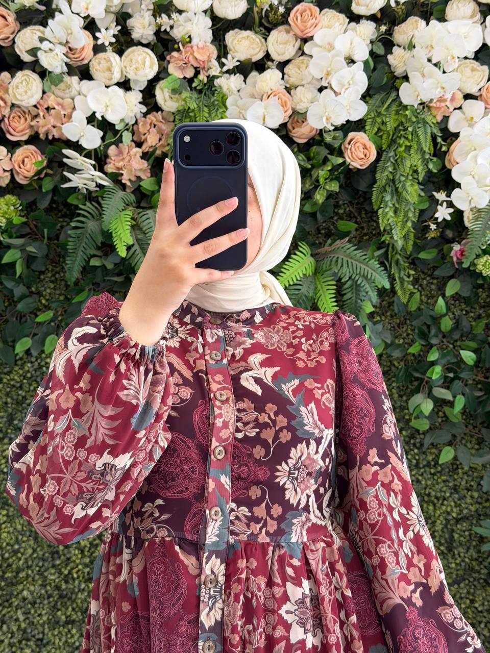 Şifon Astarlı Elbise 9219