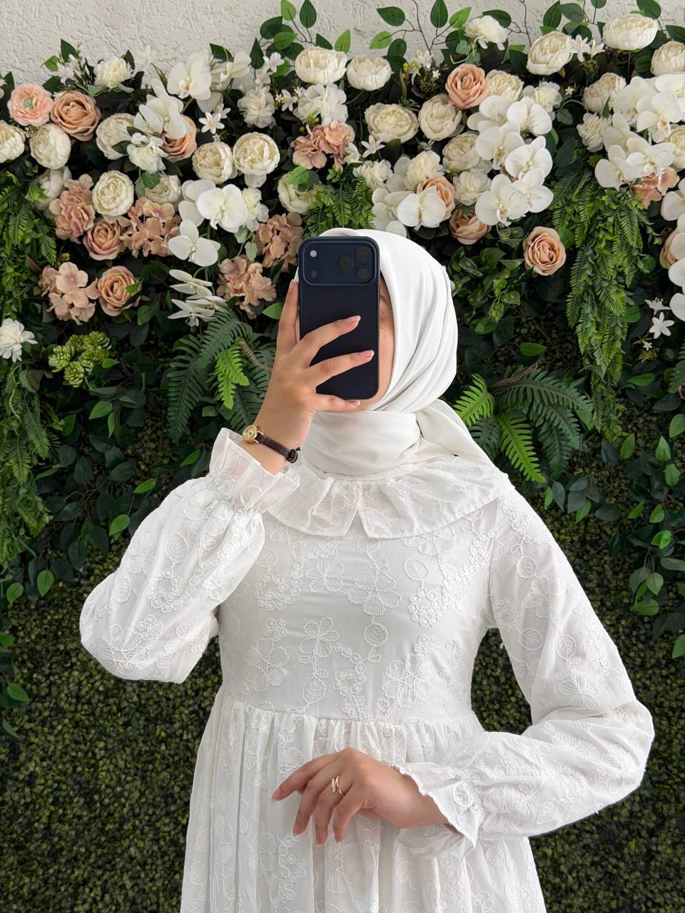 pamuk keten elbise 9263