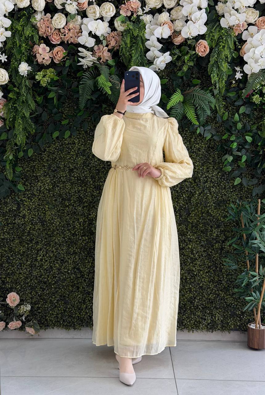 Şifon Harmosa Elbise 9275 - Moda Fatma