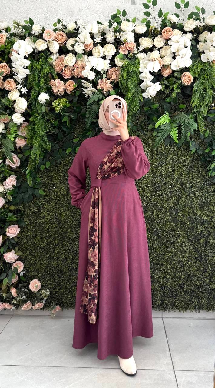 Star Süet elbise 8136