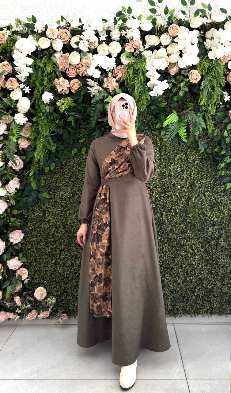 Star Süet elbise 8136