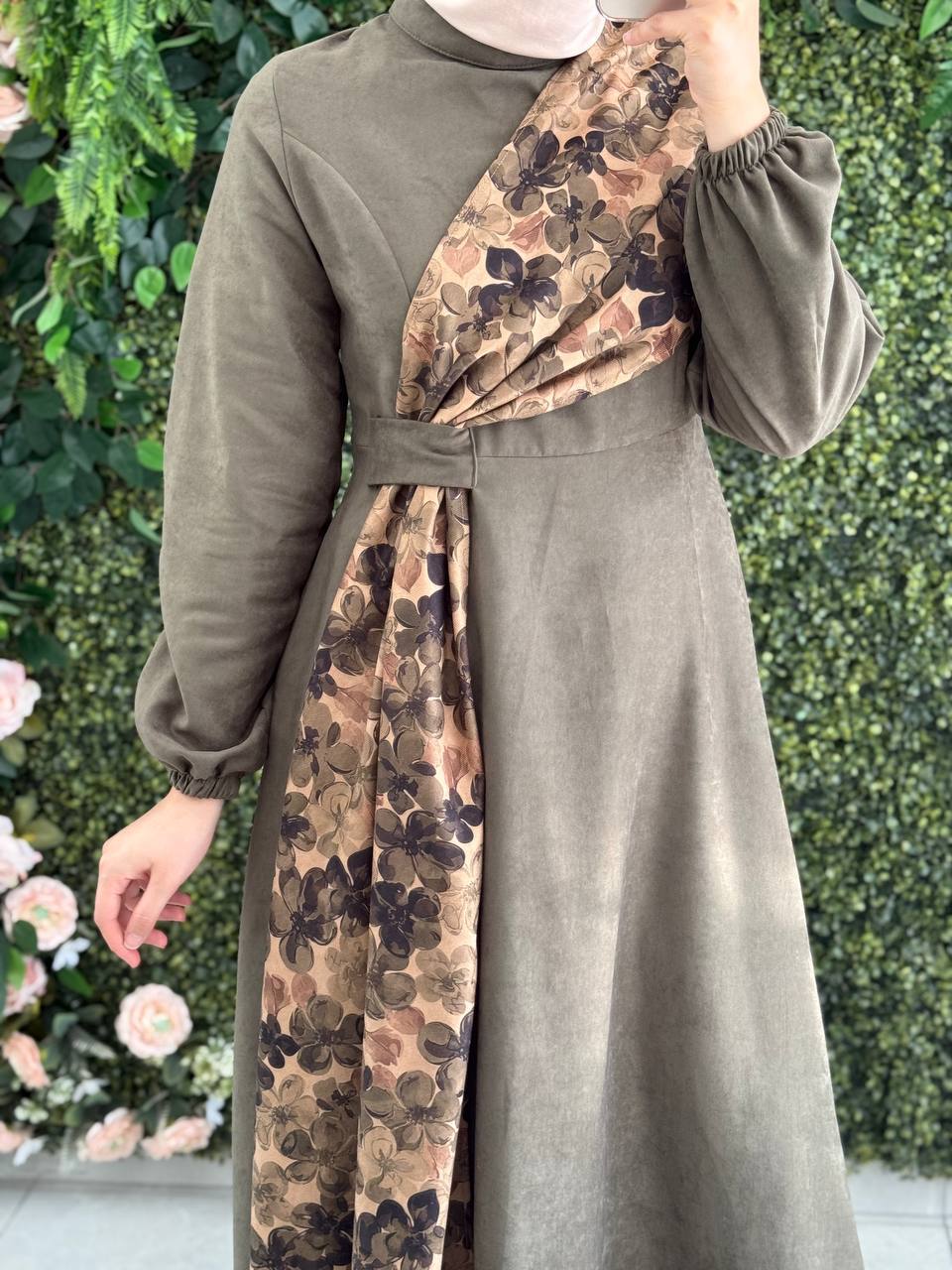 Star Süet elbise 8136