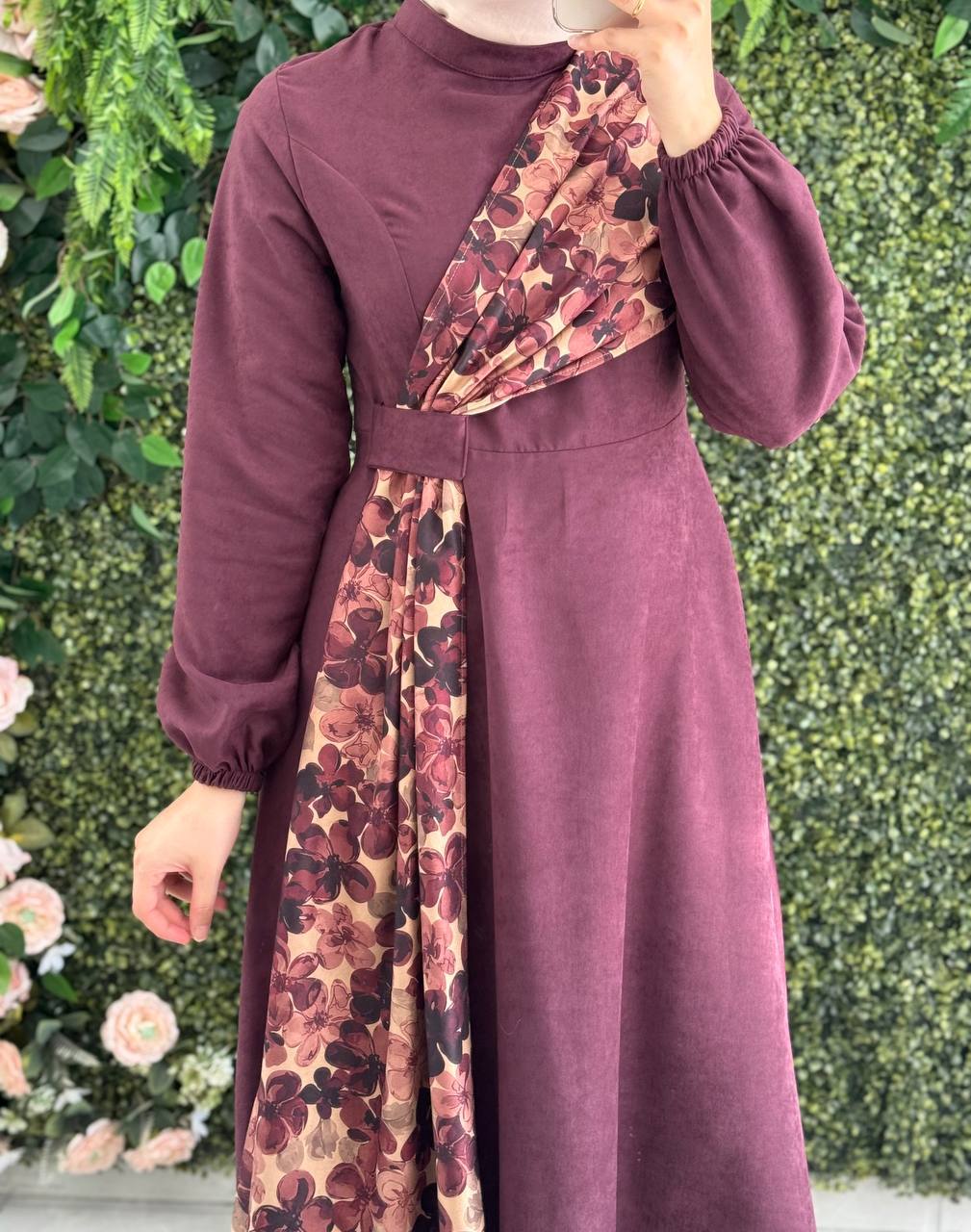 Star Süet elbise 8136