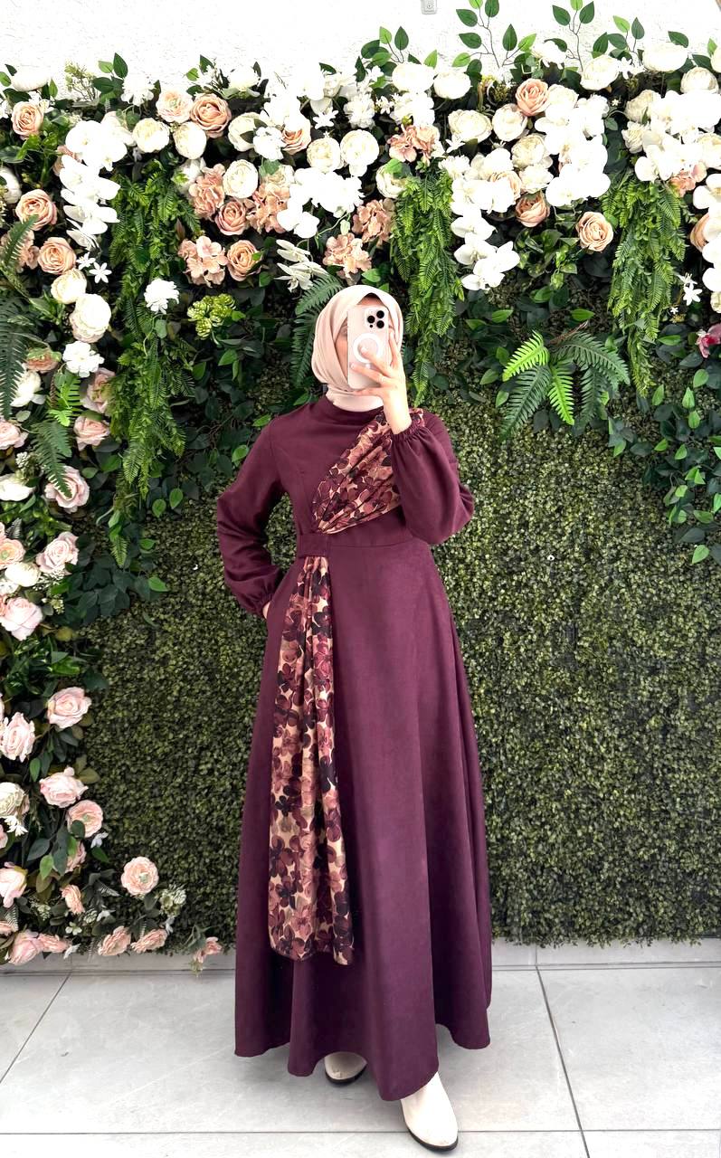 Star Süet elbise 8136