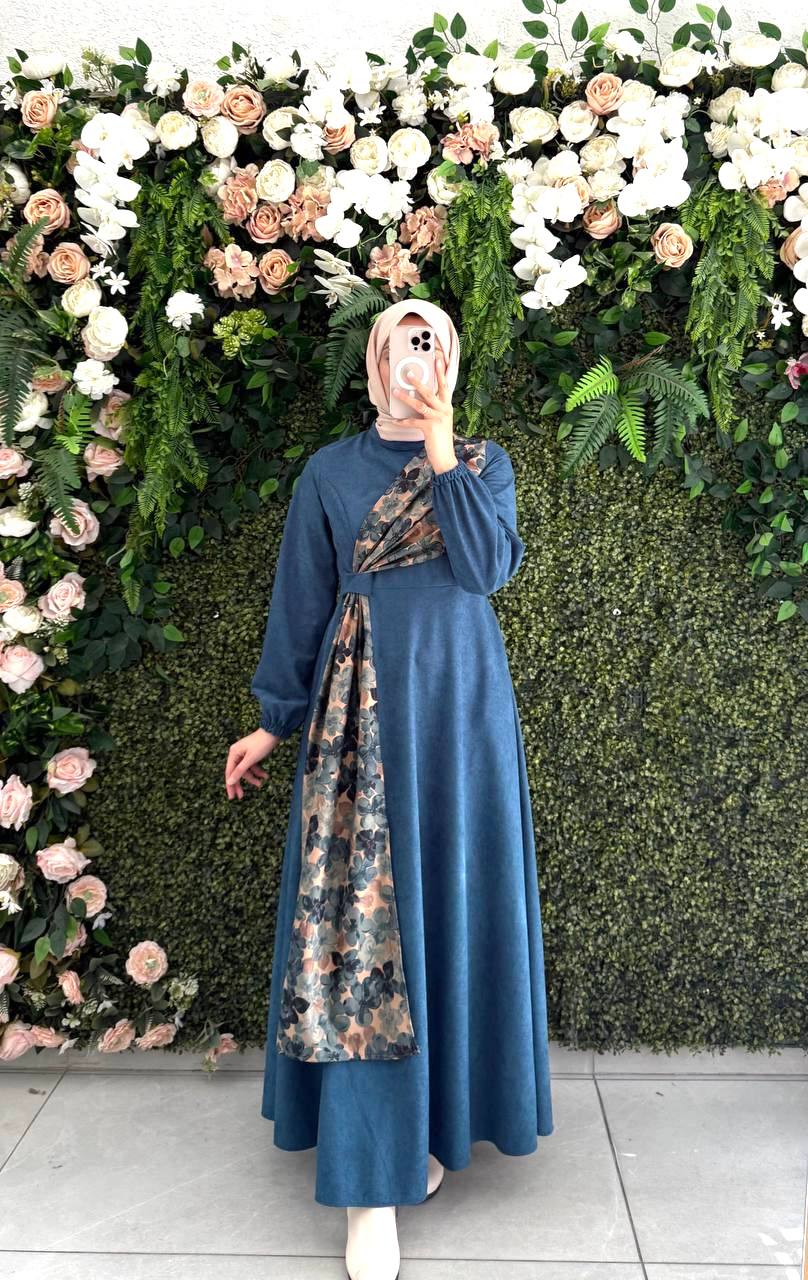 Star Süet elbise 8136