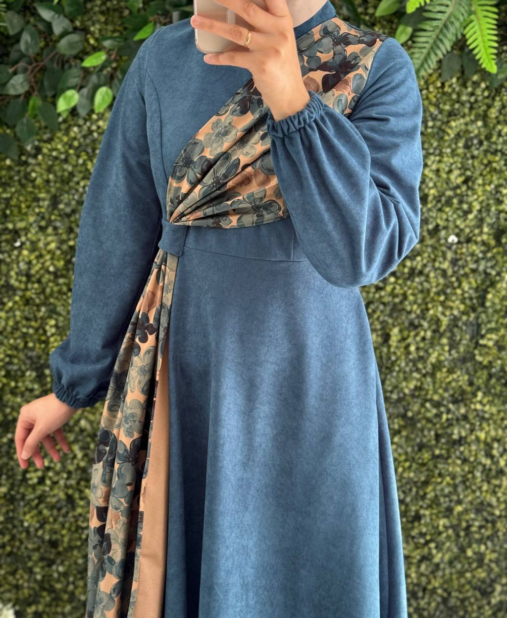 Star Süet elbise 8136