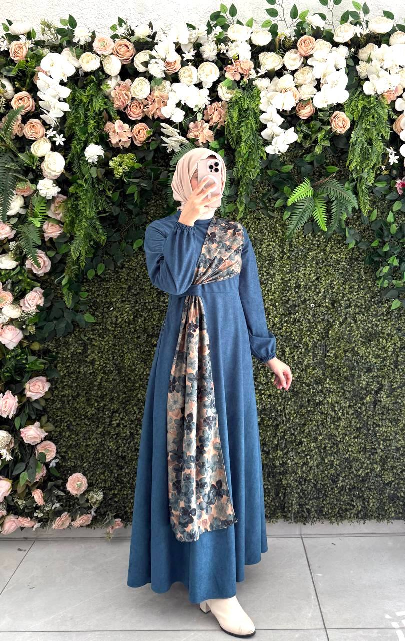 Star Süet elbise 8136