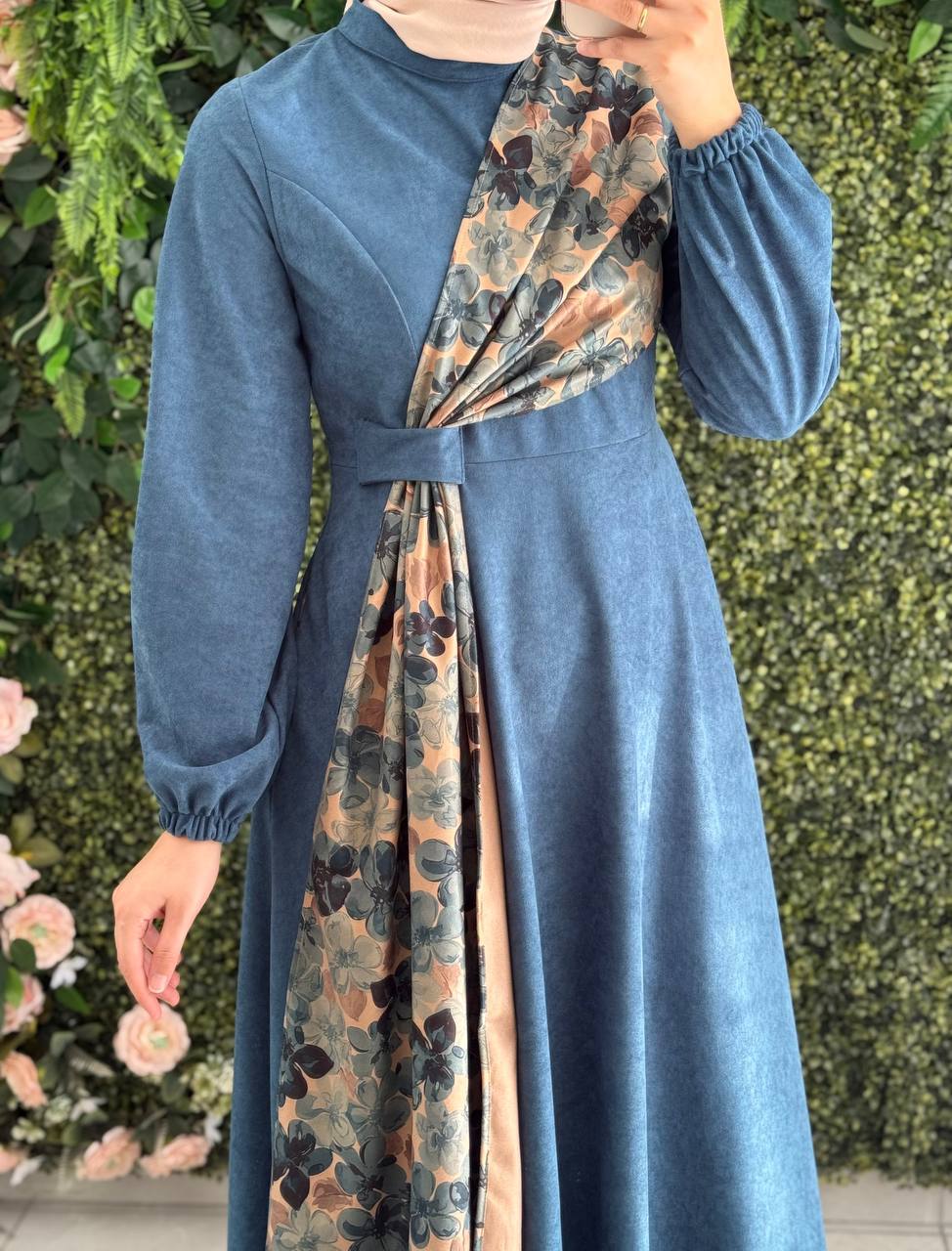 Star Süet elbise 8136