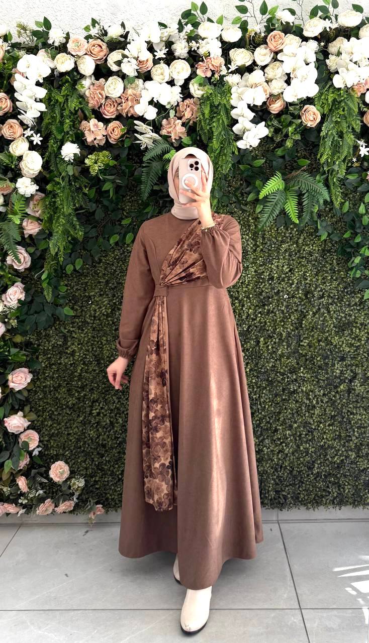 Star Süet elbise 8136