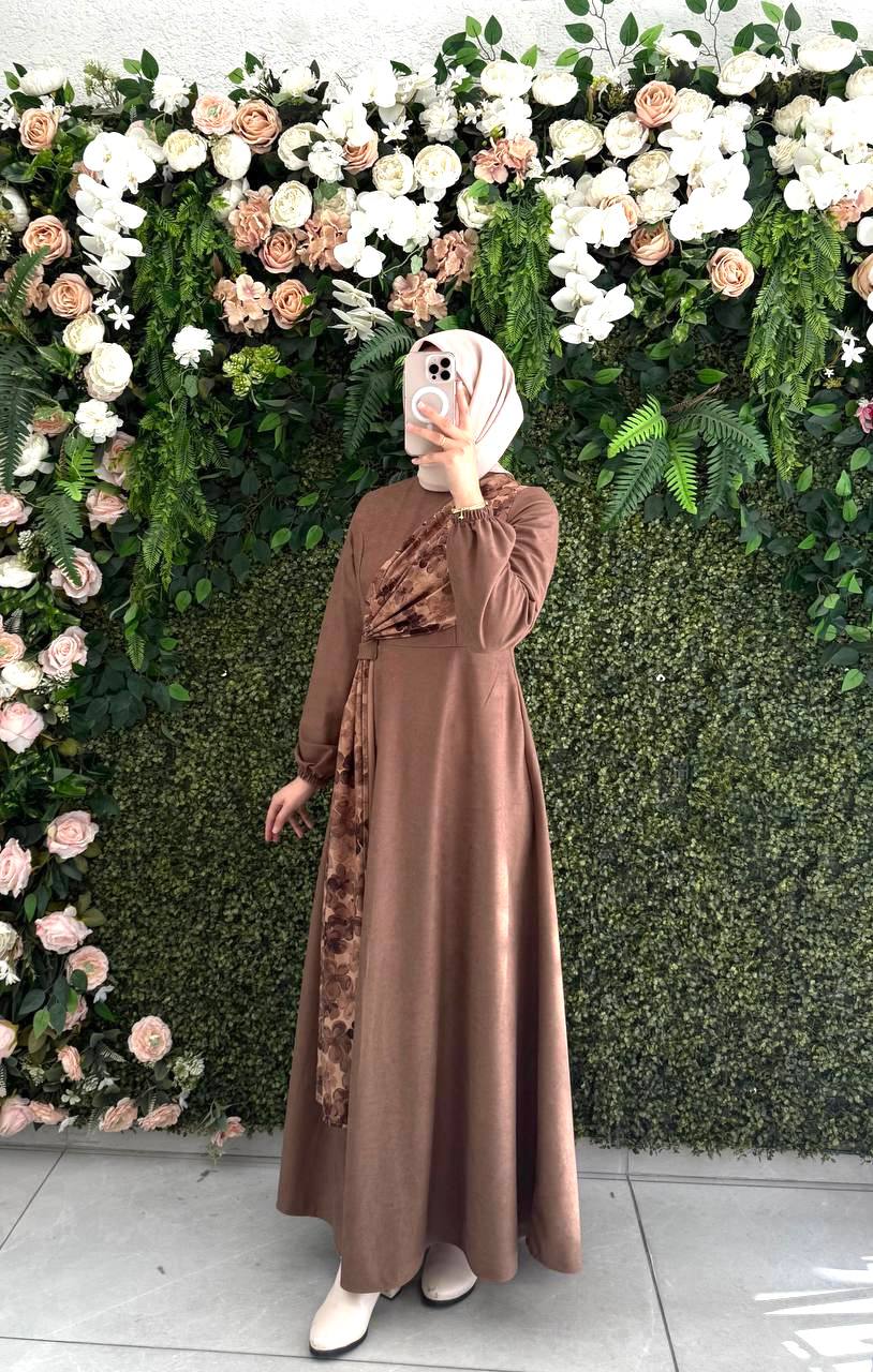 Star Süet elbise 8136