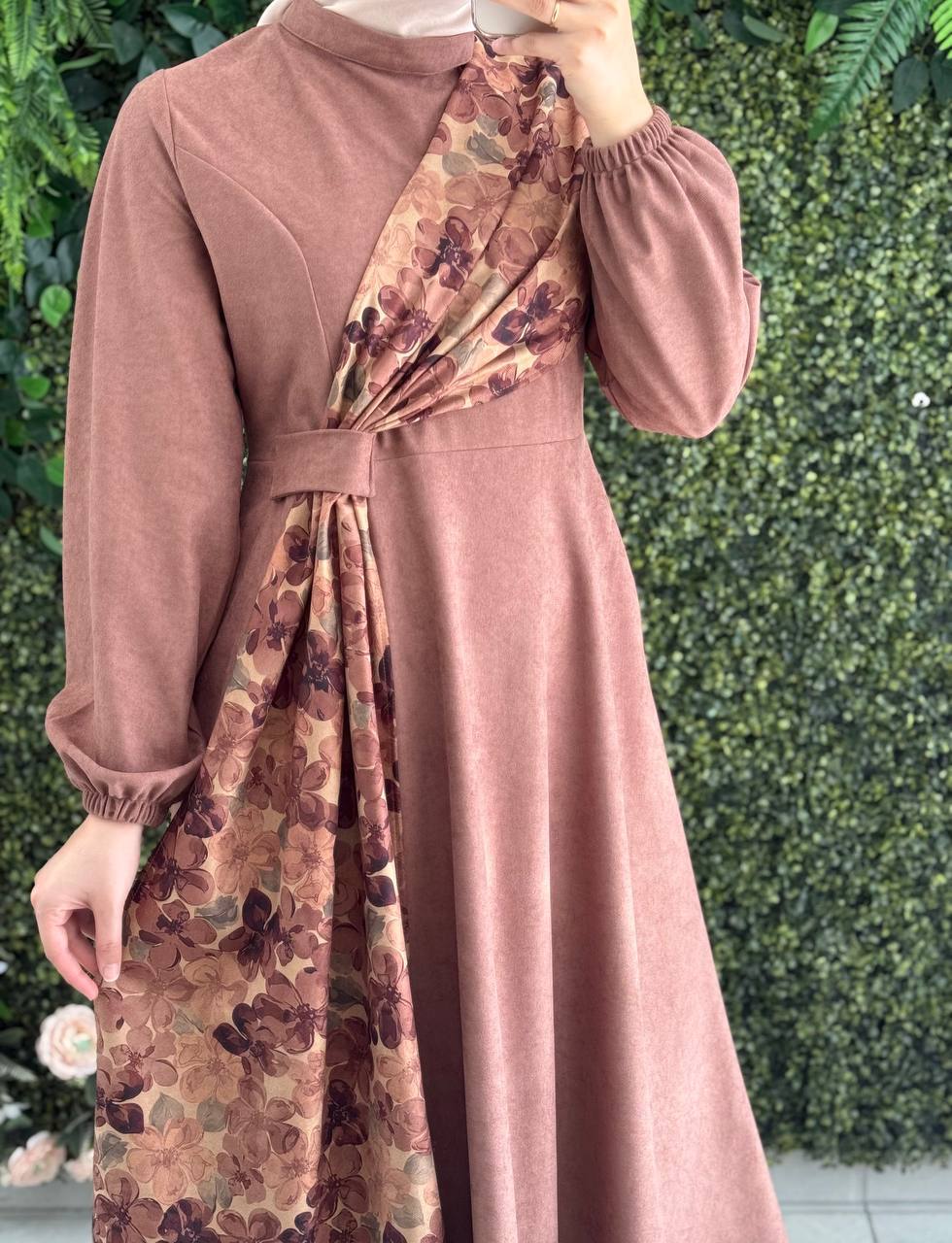 Star Süet elbise 8136