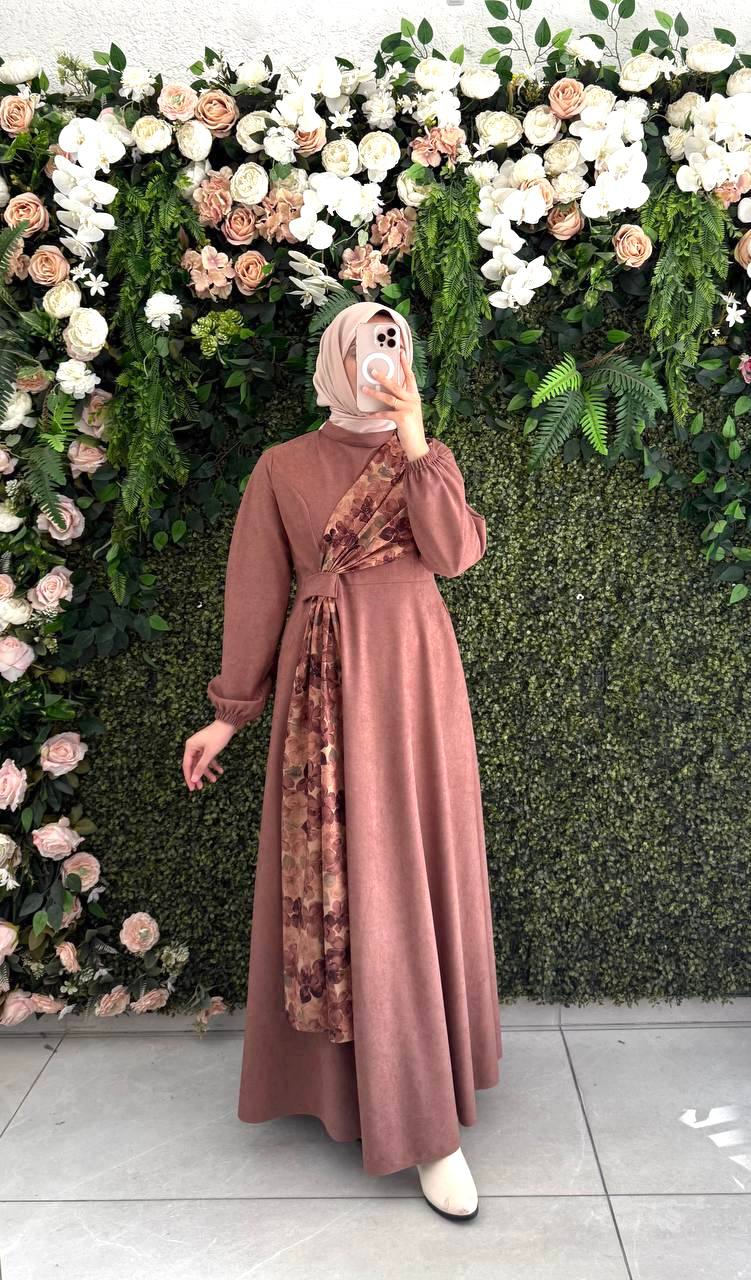 Star Süet elbise 8136