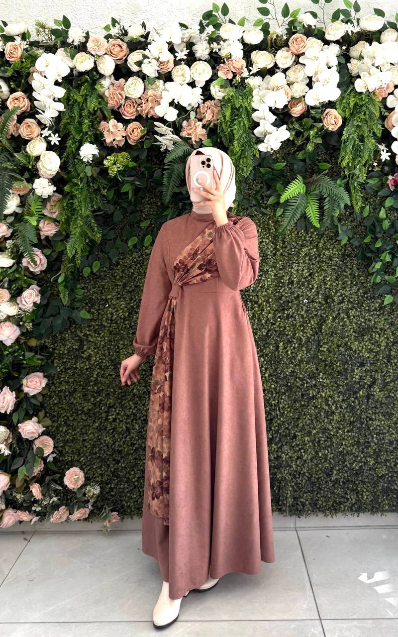 Star Süet elbise 8136