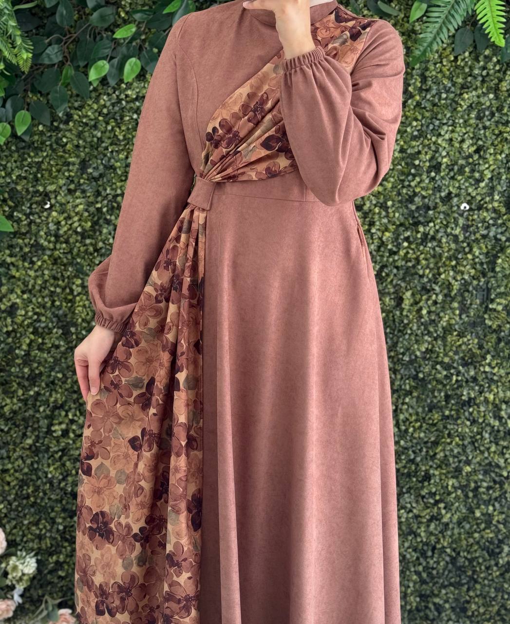 Star Süet elbise 8136