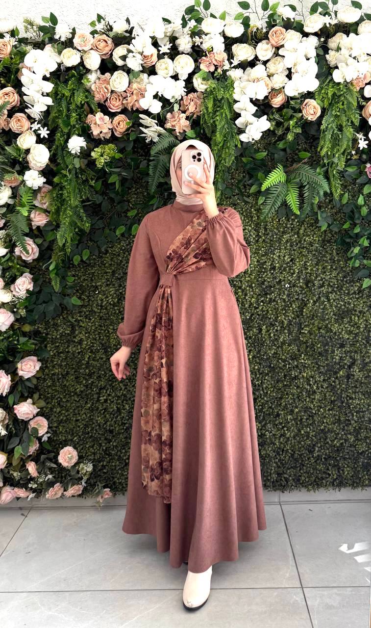 Star Süet elbise 8136