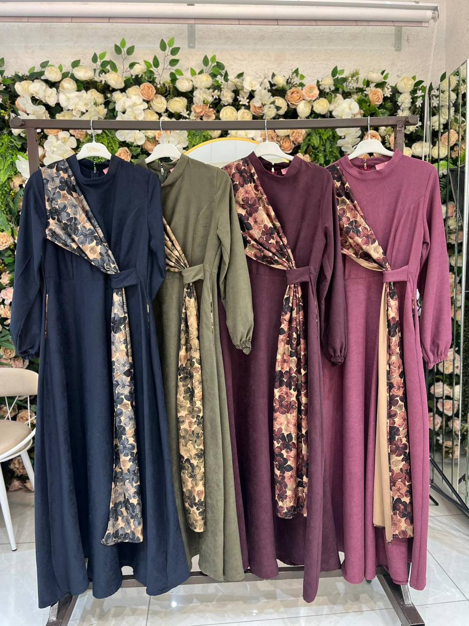 Star Süet elbise 8136