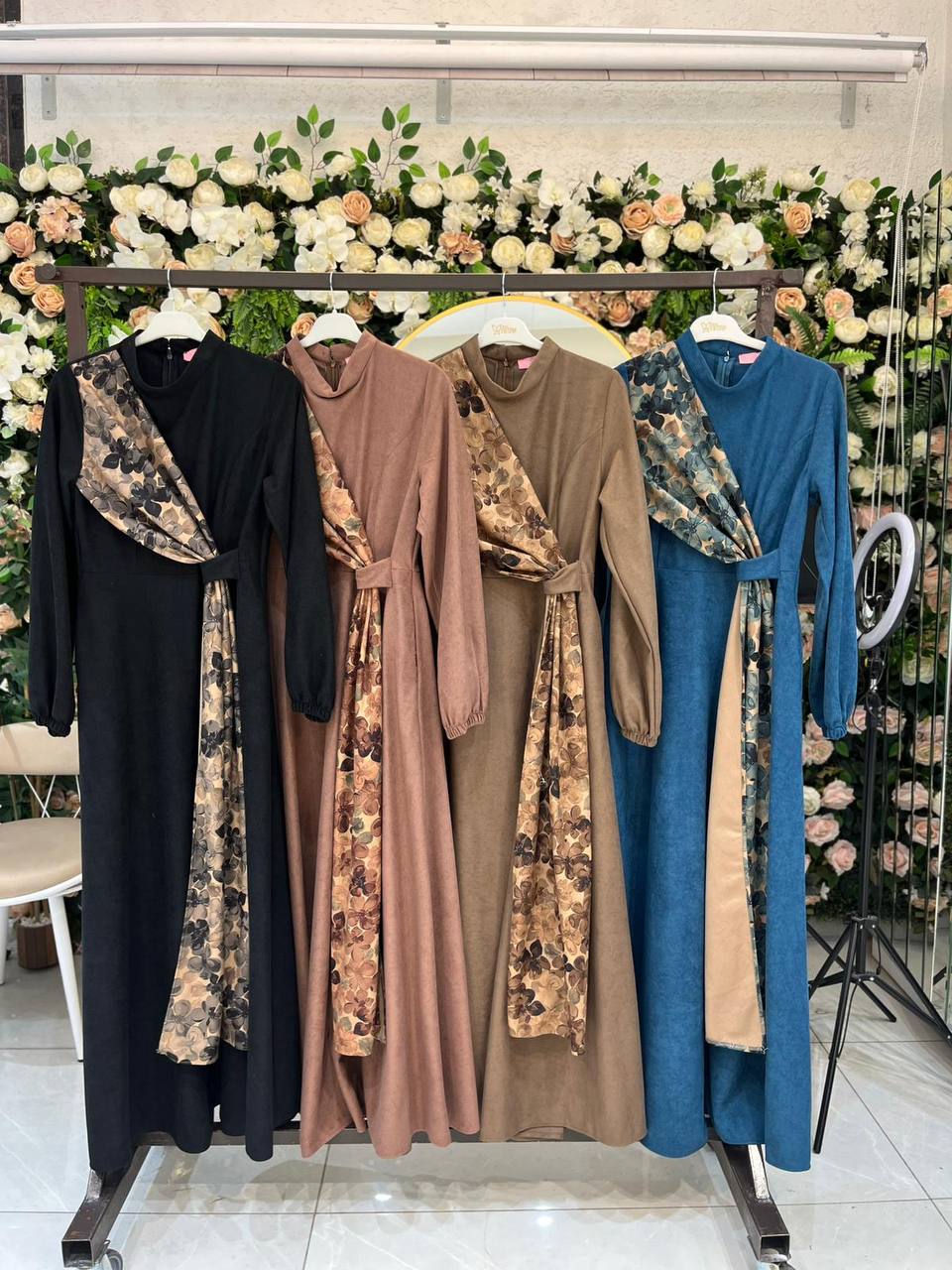 Star Süet elbise 8136