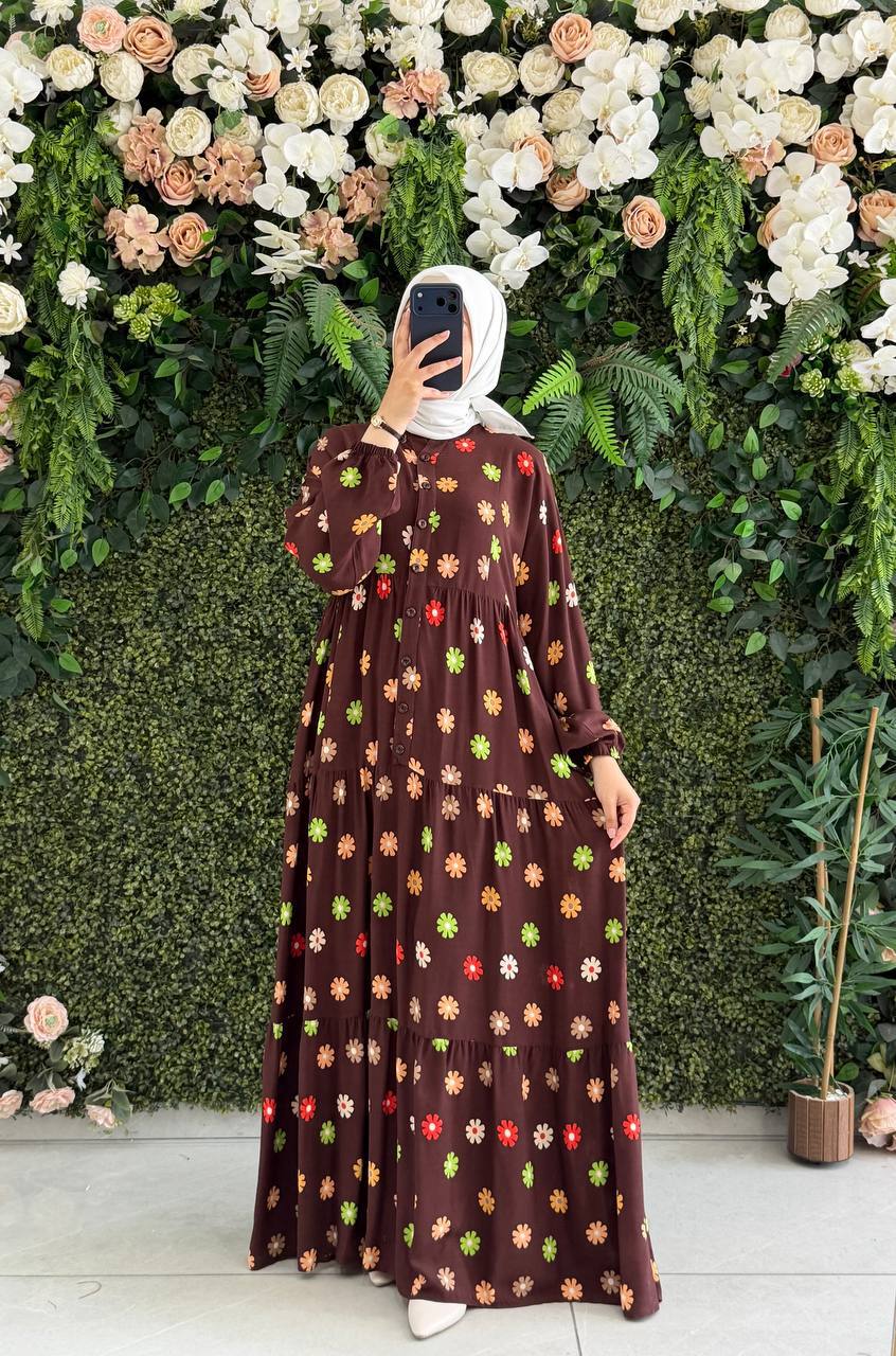 Viscon Elbise 9215 - Moda Fatma