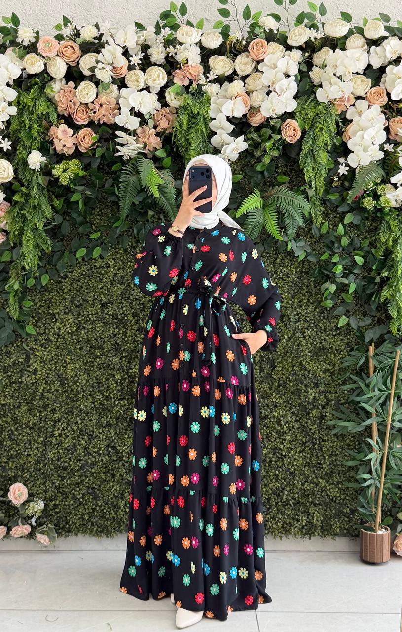 Viscon Elbise 9215 - Moda Fatma