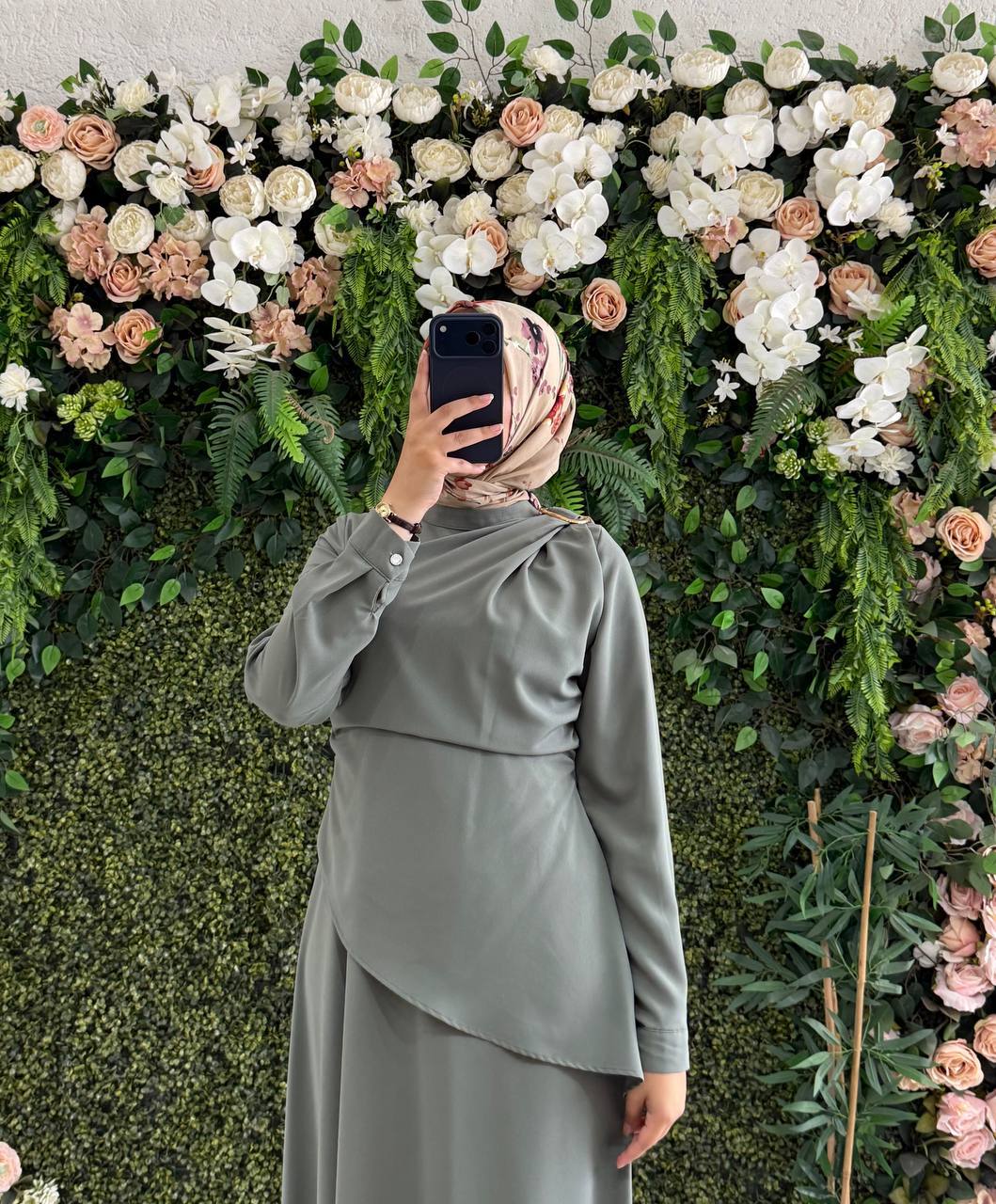 Kristal Krep Elbise 9286
