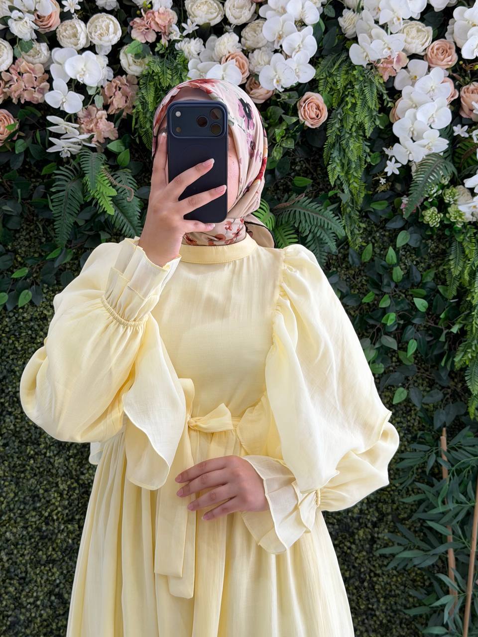 Şifon Harmosa Elbise 9287 - Moda Fatma