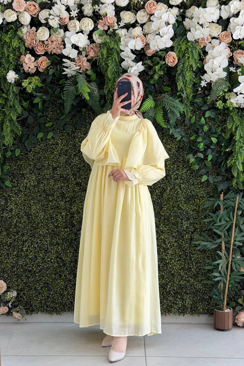 Şifon Harmosa Elbise 9287 - Moda Fatma