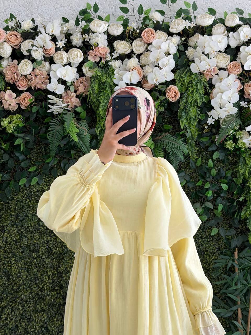 Şifon Harmosa Elbise 9287 - Moda Fatma