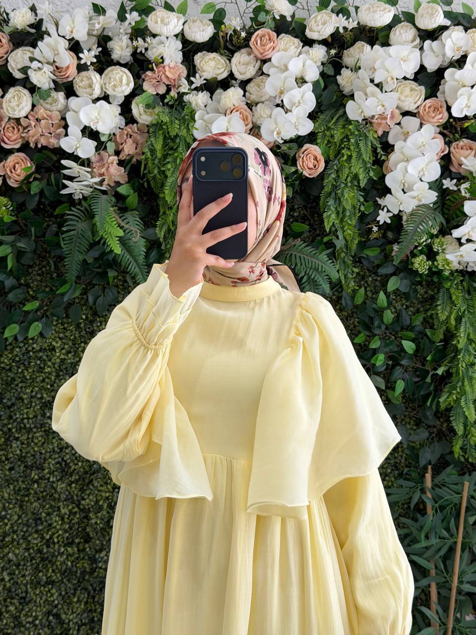 Şifon Harmosa Elbise 9287 - Moda Fatma