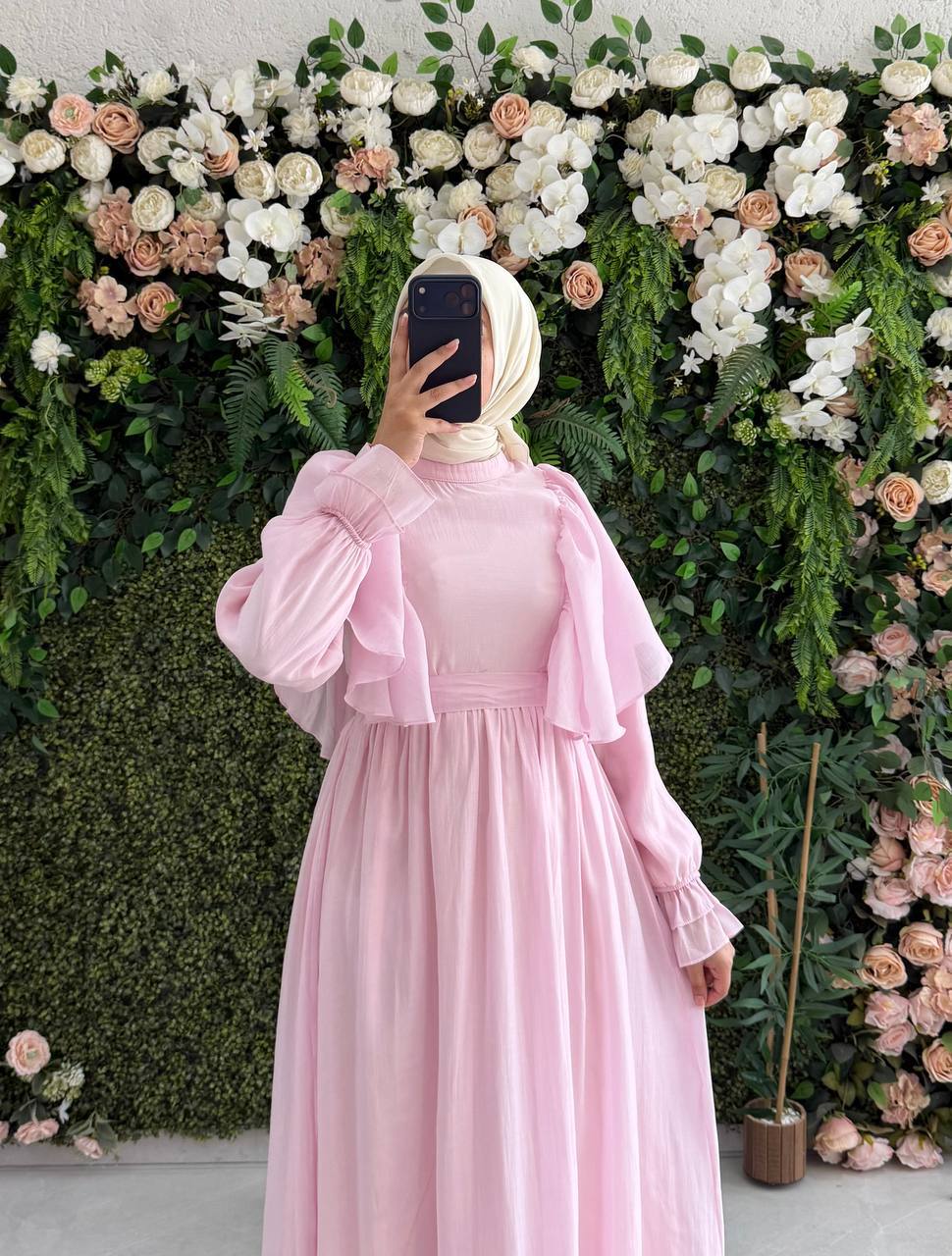 Şifon Harmosa Elbise 9287 - Moda Fatma