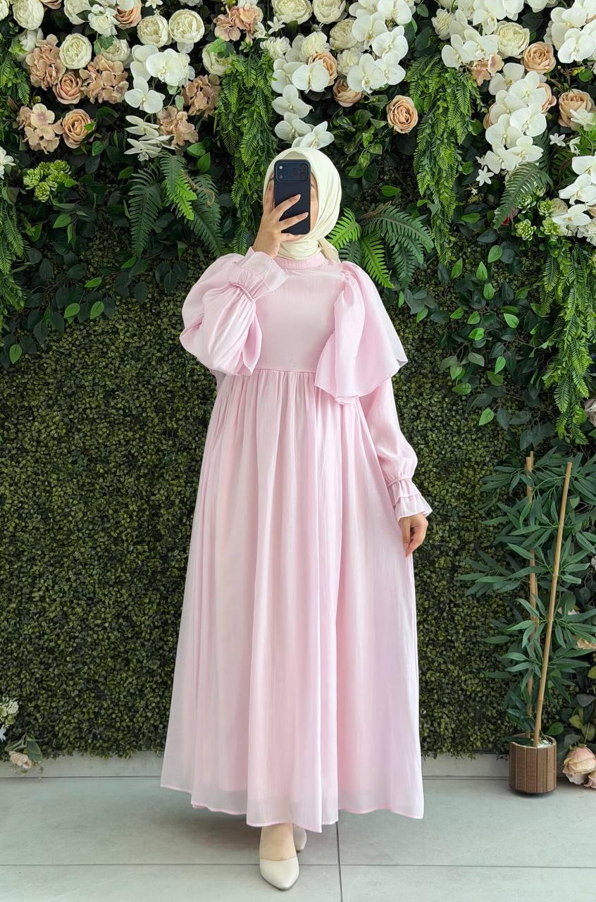 Şifon Harmosa Elbise 9287 - Moda Fatma