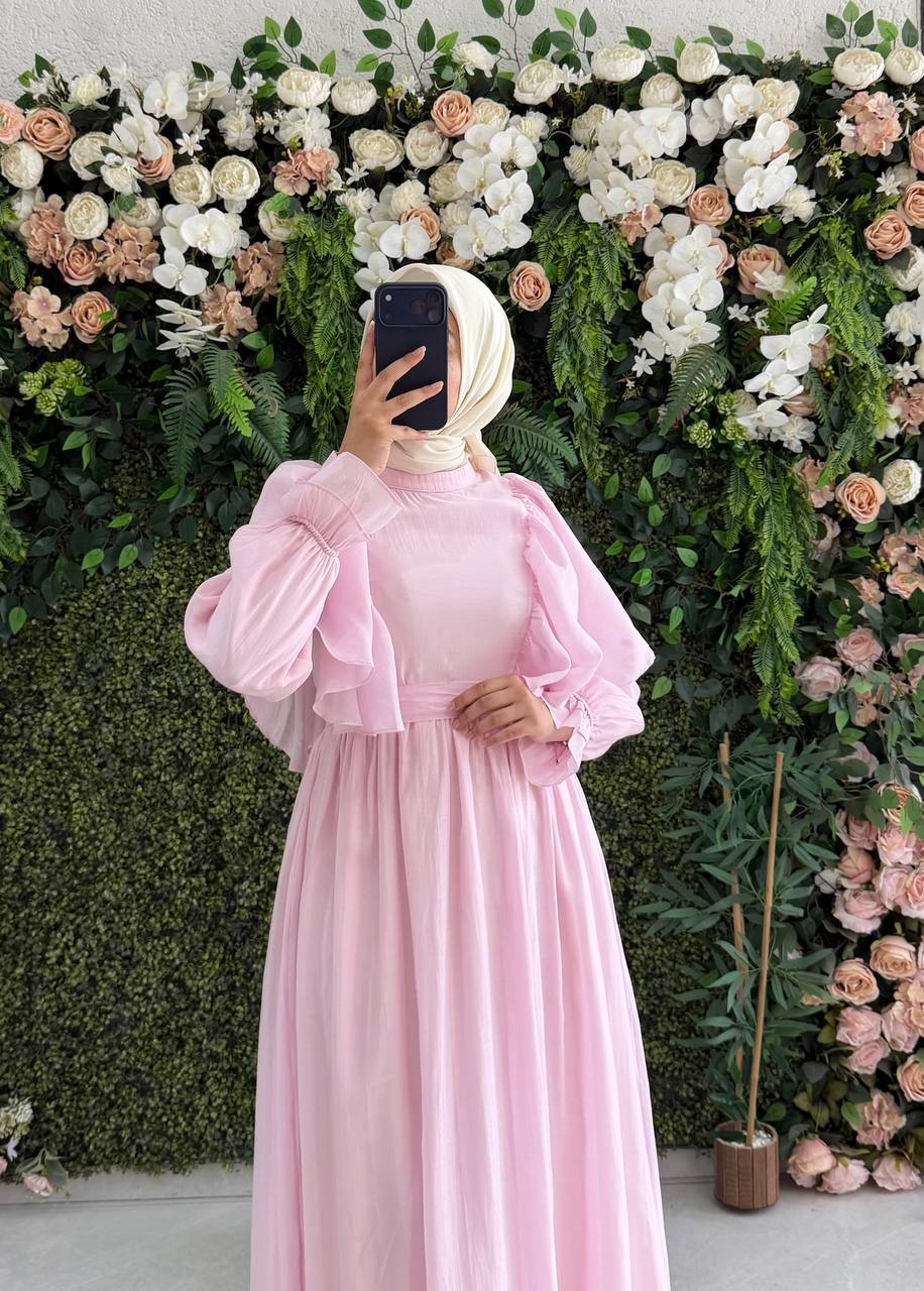 Şifon Harmosa Elbise 9287 - Moda Fatma