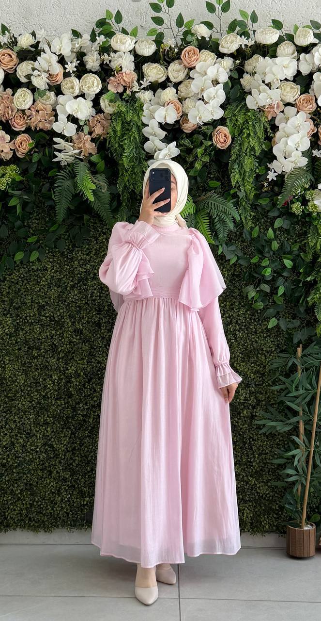 Şifon Harmosa Elbise 9287 - Moda Fatma