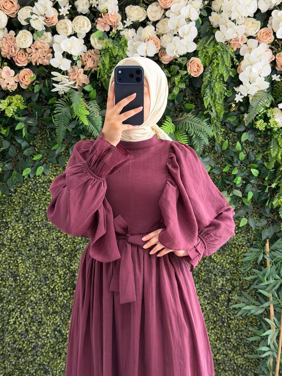 Şifon Harmosa Elbise 9287 - Moda Fatma