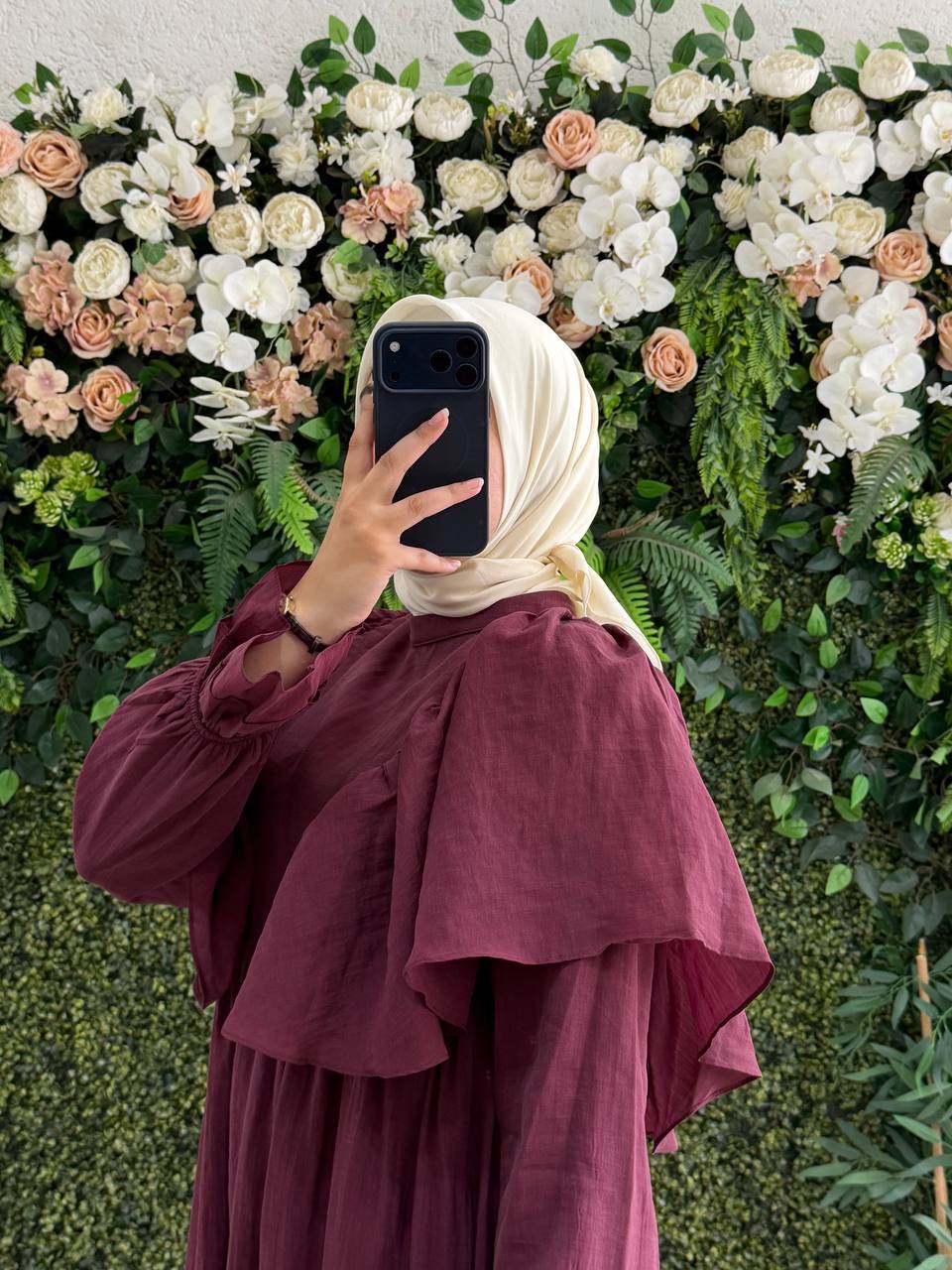 Şifon Harmosa Elbise 9287 - Moda Fatma