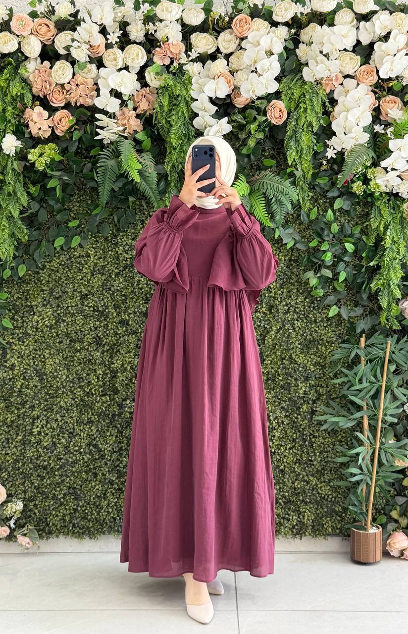 Şifon Harmosa Elbise 9287 - Moda Fatma