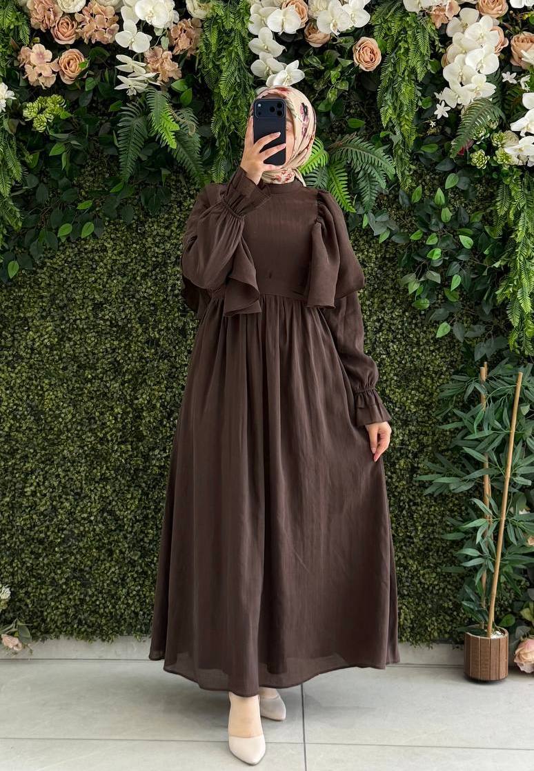 Şifon Harmosa Elbise 9287 - Moda Fatma