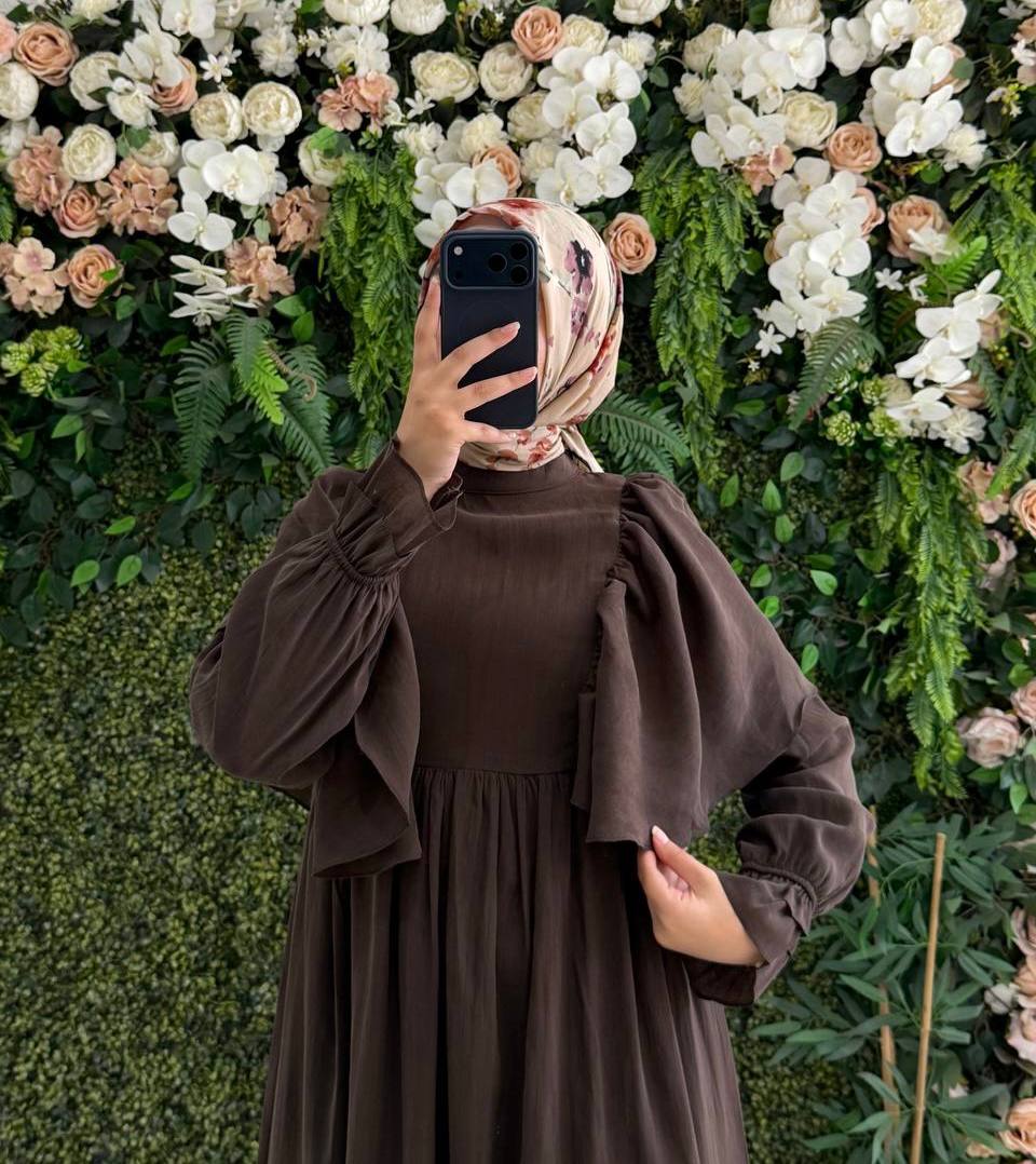 Şifon Harmosa Elbise 9287 - Moda Fatma