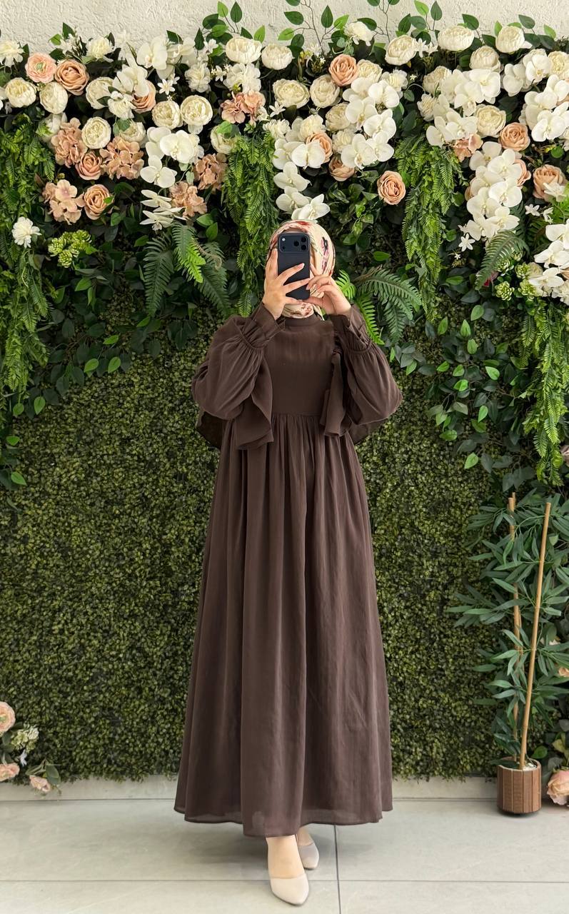 Şifon Harmosa Elbise 9287 - Moda Fatma