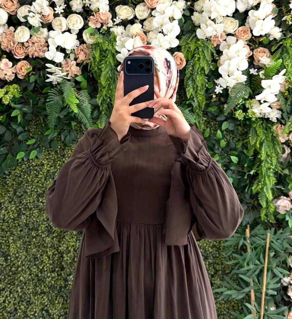 Şifon Harmosa Elbise 9287 - Moda Fatma